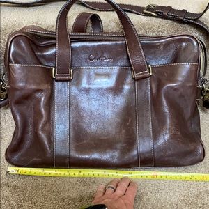Cole Haan Leather Messenger Bag